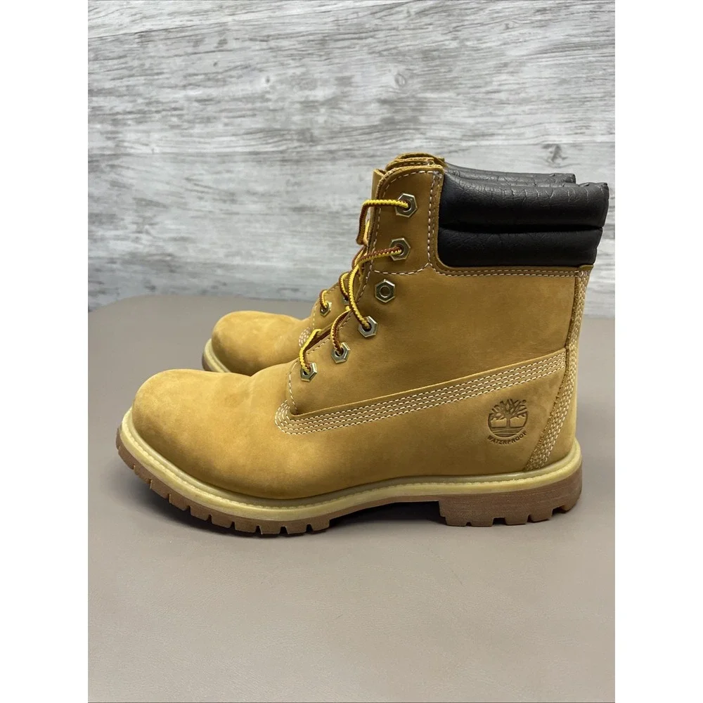 Timberland Waterville Double Collar Women Boots Size‎ 9 Style 42687 A1740 Wheat